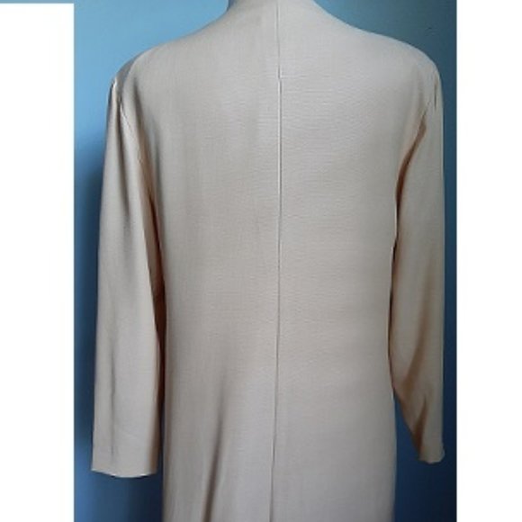 Vintage Lanz Originals of Salsburg Button-Down Tunic Pale Yellow Size 14 - Picture 2 of 10